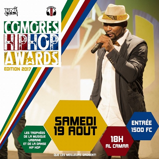 image Culture  / La 2e édition du Comores Hip Hop Awards le 19 Aout prochain